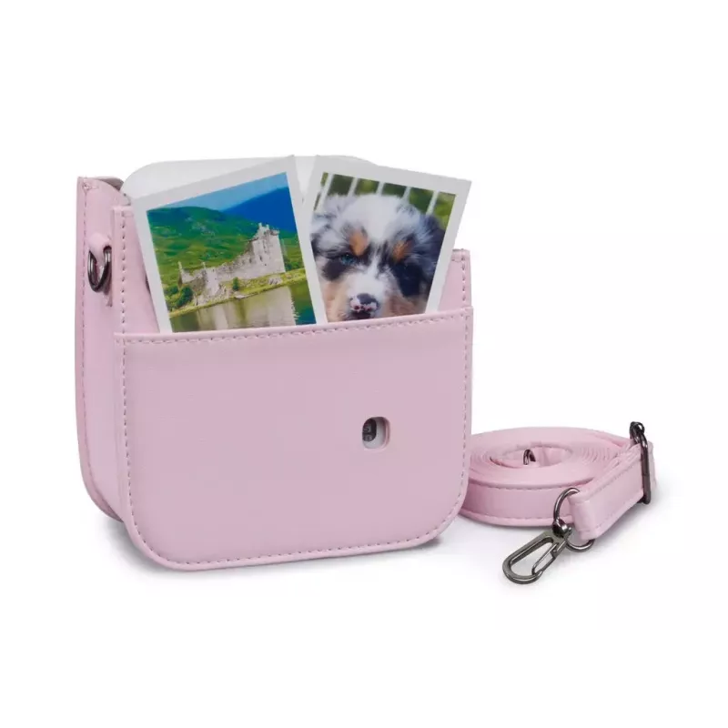 Korpuso dėklas Cullmann RIO Fit 120 Rožinės spalvos Fujifilm Instax mini 12