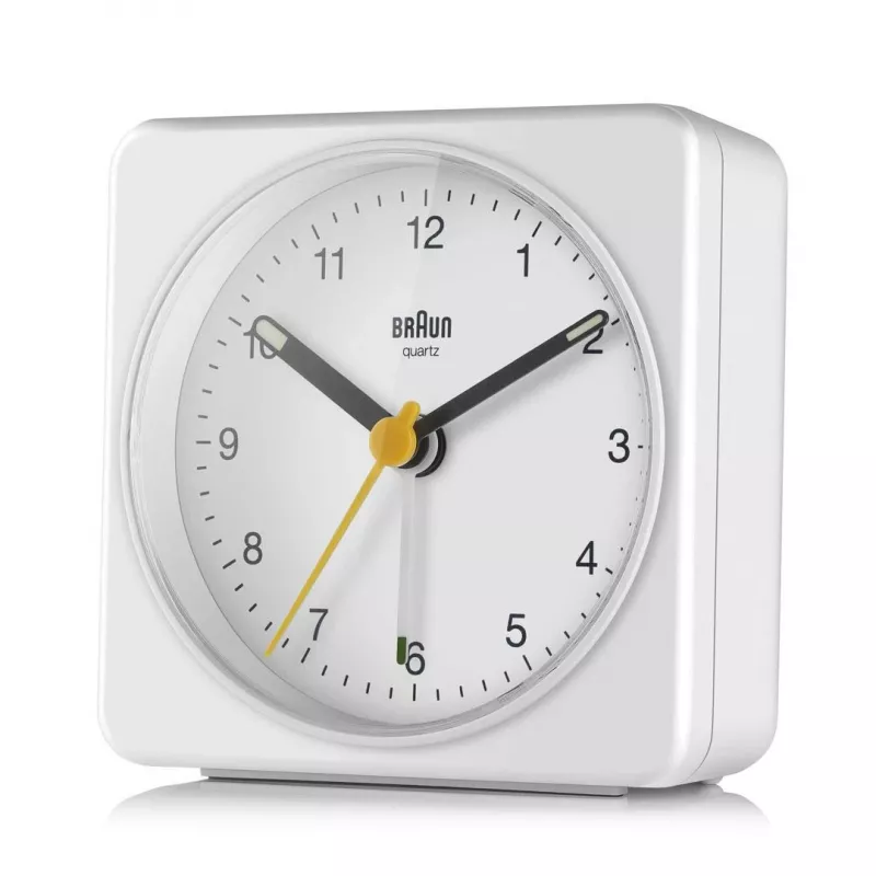 Braun BC03W kvarcinis žadintuvas, baltas