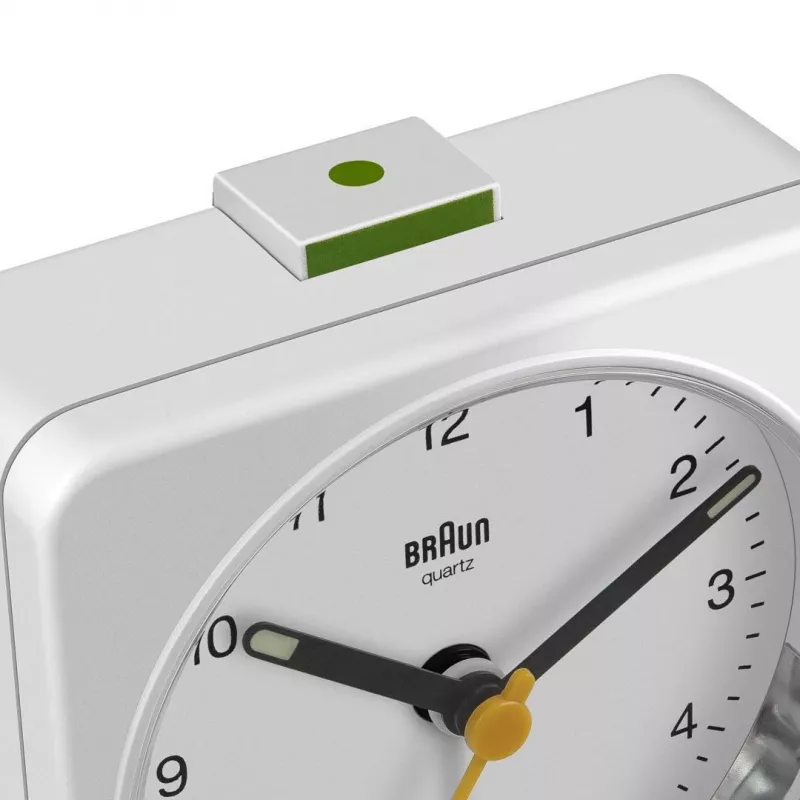 Braun BC03W kvarcinis žadintuvas, baltas