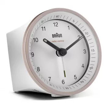 Braun BC07 kvarcinis žadintuvas rožinė, balta