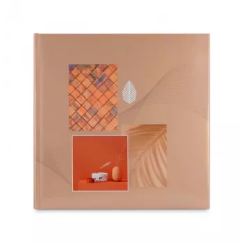 Hama Singo II nuotraukų albumas Terracotta 100 lapų knyginis įrišimas