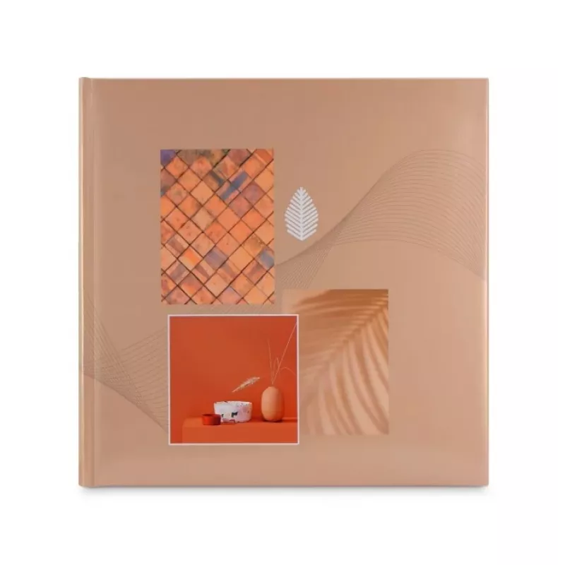 Hama Singo II nuotraukų albumas Terracotta 100 lapų knyginis įrišimas