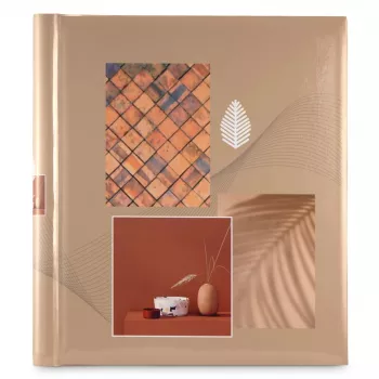 Hama Singo II nuotraukų albumas Rudas 40 lapų 10 x 15 Spiralinis įrišimas
