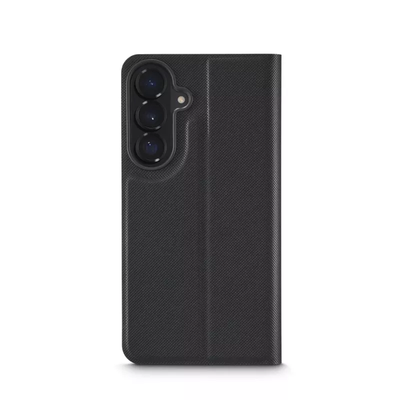 HAMA folio tipo mobiliojo telefono dėklas 17 cm (6,7 col.) ekranams — suderinamas su Samsung Galaxy S26+, juodas, 2 kortelių kišenės, stalinis stovas