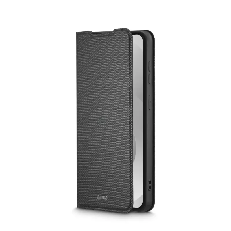 HAMA folio tipo mobiliojo telefono dėklas 17 cm (6,7 col.) ekranams — suderinamas su Samsung Galaxy S26+, juodas, 2 kortelių kišenės, stalinis stovas