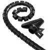 Hama kabelių rinkinio vamzdelis Easy Cover, 2,5 m, 20 mm, juodas Kabelių rinkinys