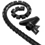 Hama kabelių rinkinio vamzdelis Easy Cover, 2,5 m, 20 mm, juodas Kabelių rinkinys