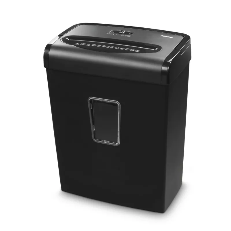 “Hama Premium M8” popieriaus smulkintuvas, mikro pjovimo, 68 dB, 22 cm, juodas