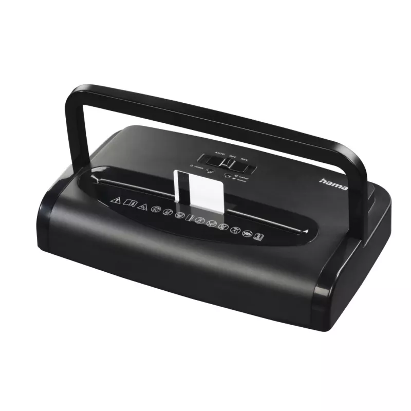 “Hama Premium M8” popieriaus smulkintuvas, mikro pjovimo, 68 dB, 22 cm, juodas