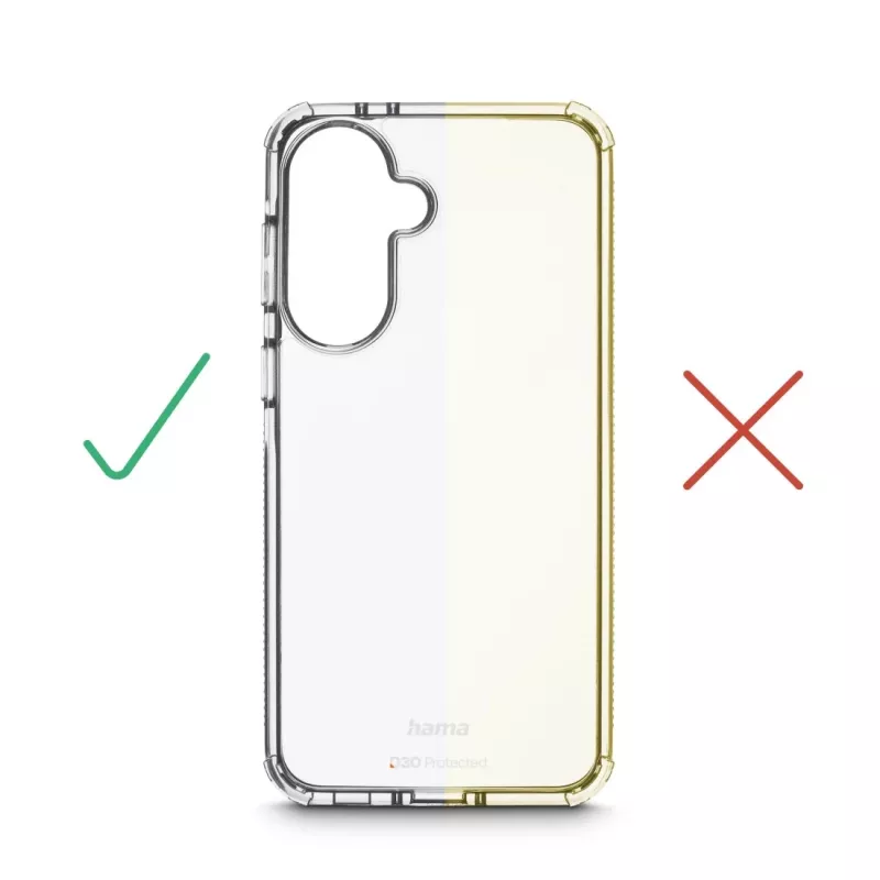 Mobiliojo telefono dėklas HAMA 00080322 — skaidrus apsauginis dėklas Samsung Galaxy A37 5G