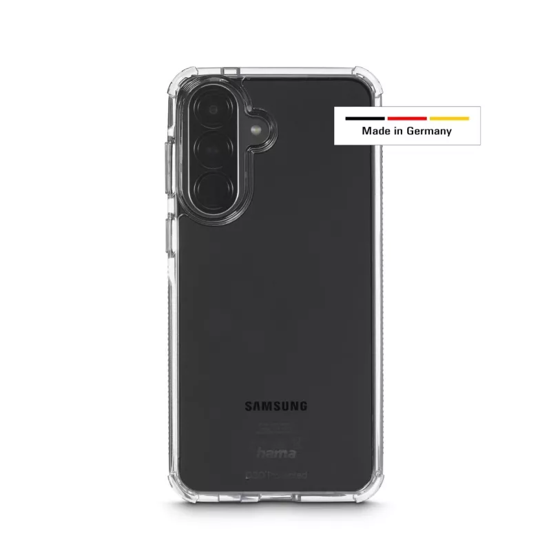 Mobiliojo telefono dėklas HAMA 00080333 permatomas — apsauginis TPU dangtelis išmaniajam telefonui