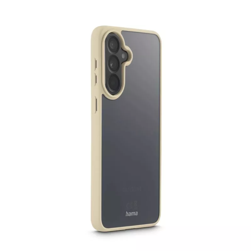 HAMA Frame Protect mobiliojo telefono dėklas Samsung Galaxy A57 5G — dėklo tipas, tinka 6,7 colio (17 cm) ekranui, smėlio spalvos permatomas