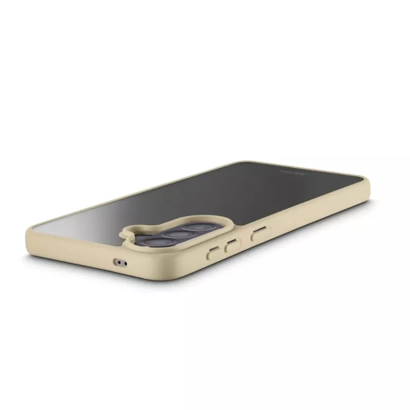 HAMA Frame Protect mobiliojo telefono dėklas Samsung Galaxy A57 5G — dėklo tipas, tinka 6,7 colio (17 cm) ekranui, smėlio spalvos permatomas