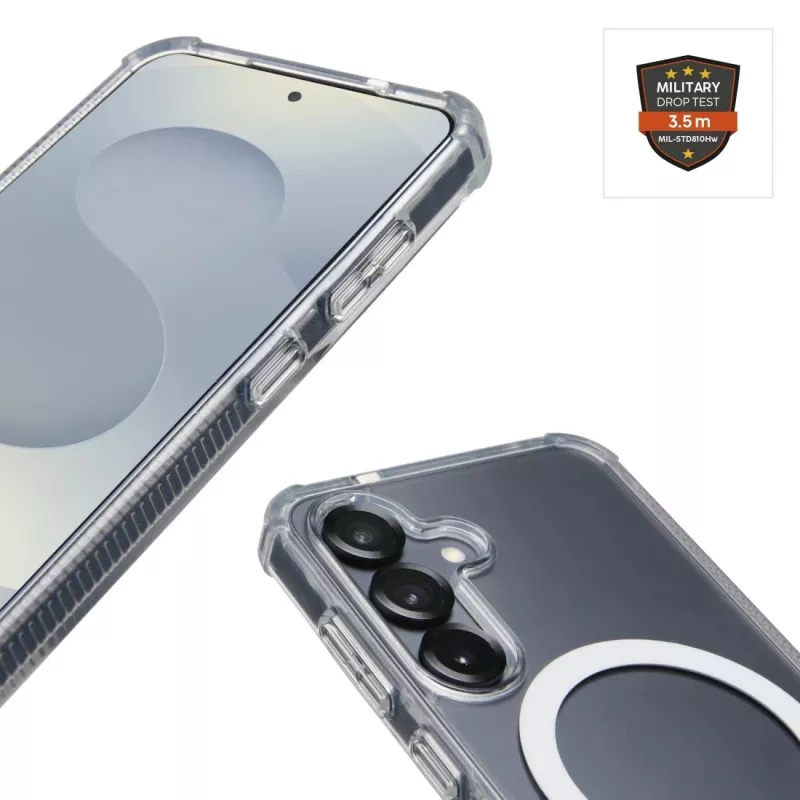 Mobiliojo telefono dėklas HAMA Extreme Protect Samsung Galaxy S25 FE, 17 cm (6,7 colio), permatomas
