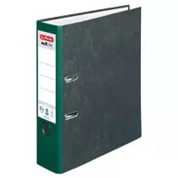 Segtuvas su žiedais Herlitz 05171509 A4 juoda, žalia