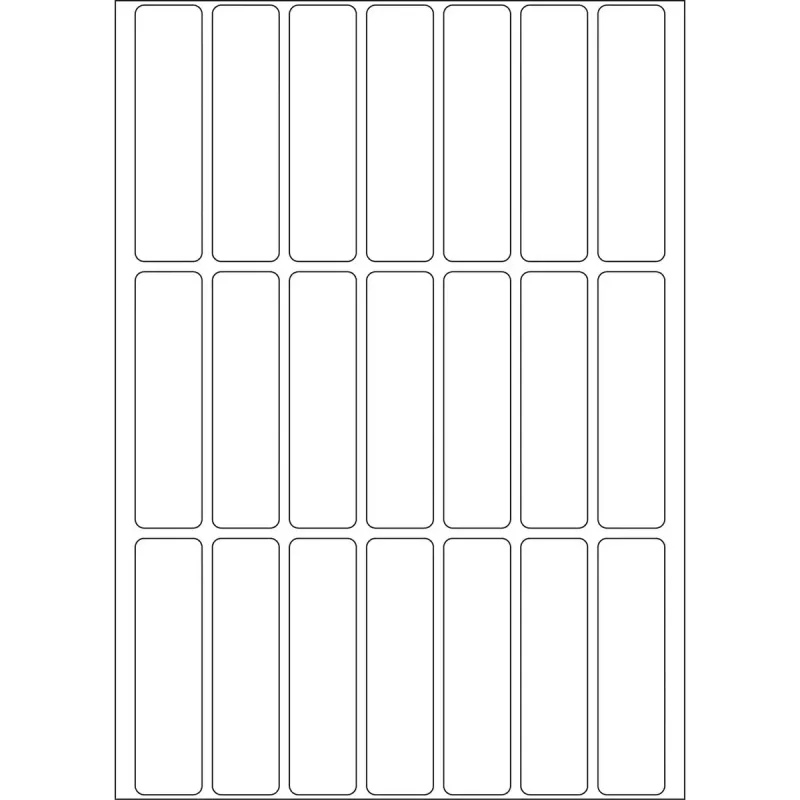 Daugiafunkciai lipdukai HERMA 13x50 mm baltas popierius matinis rašymas ranka