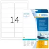Perklijuojamos adresų etiketės HERMA 99,1x38,1 mm baltos 350 vnt.