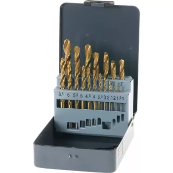 Grąžtų rinkinys KWB 421856 19 vnt. sukamieji grąžtai 1,0–10 mm
