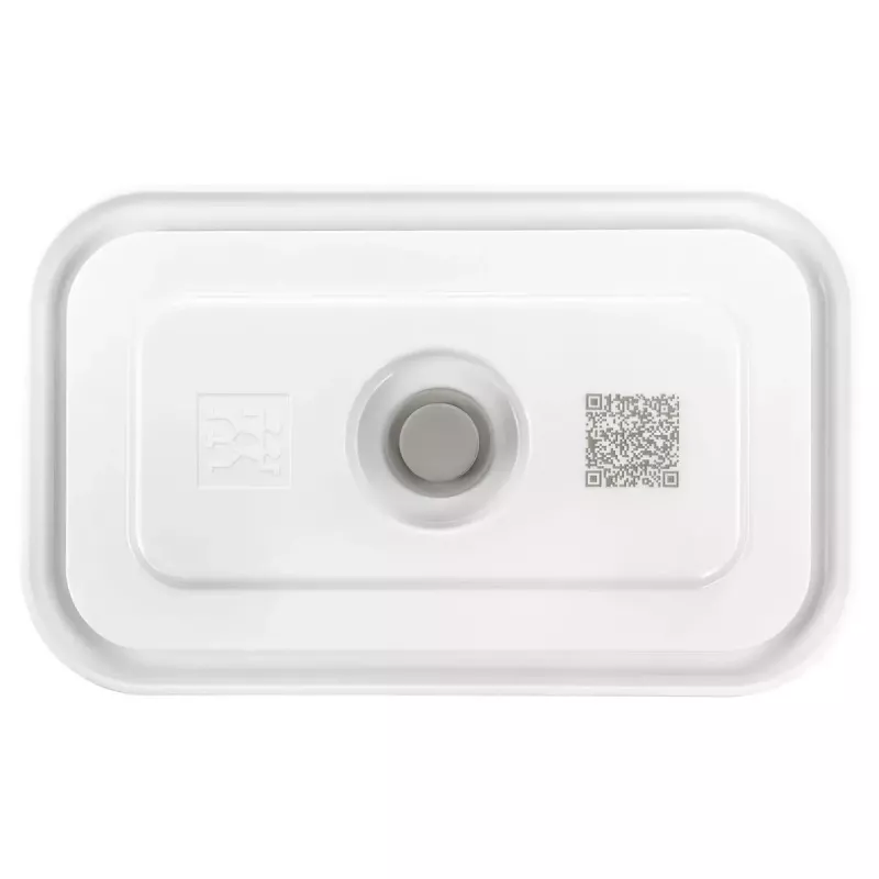 Maisto laikymo dėžutė ZWILLING FRESH & SAVE stačiakampė 0,9 l, stiklinė talpykla su plastikiniu užrakinamu dangteliu, tinkama orkaitei / mikrobangų krosnelei / šaldytuvui
