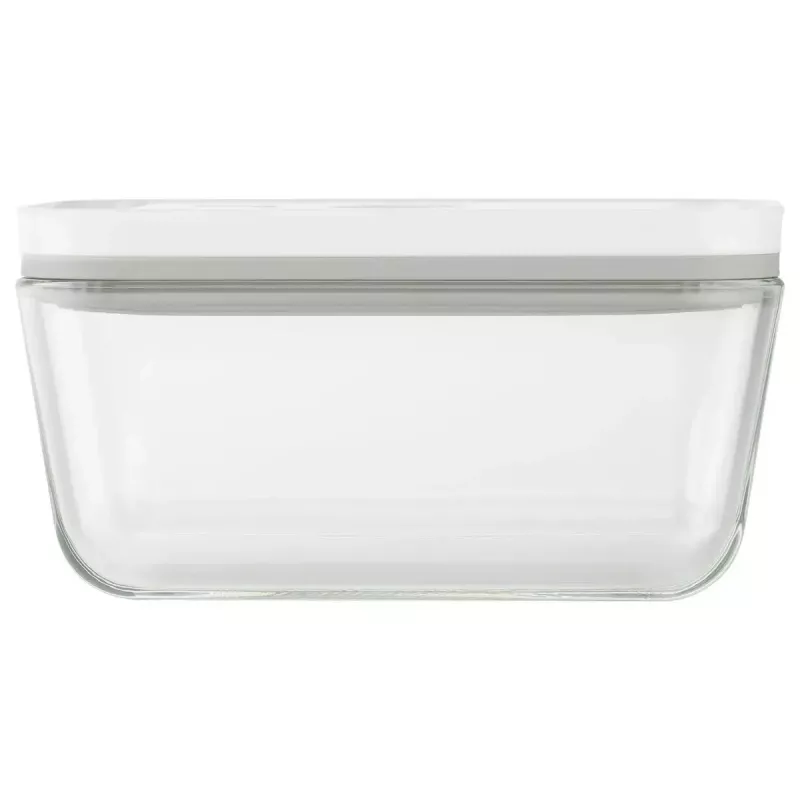 Maisto laikymo dėžutė ZWILLING FRESH & SAVE stačiakampė 0,9 l, stiklinė talpykla su plastikiniu užrakinamu dangteliu, tinkama orkaitei / mikrobangų krosnelei / šaldytuvui
