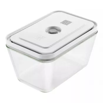 Maisto laikymo dėžutė ZWILLING FRESH & SAVE stačiakampė stiklinė 1,6 l, plastikinis užrakinamas dangtis, tinkama orkaitei/mikrobangų krosnelei