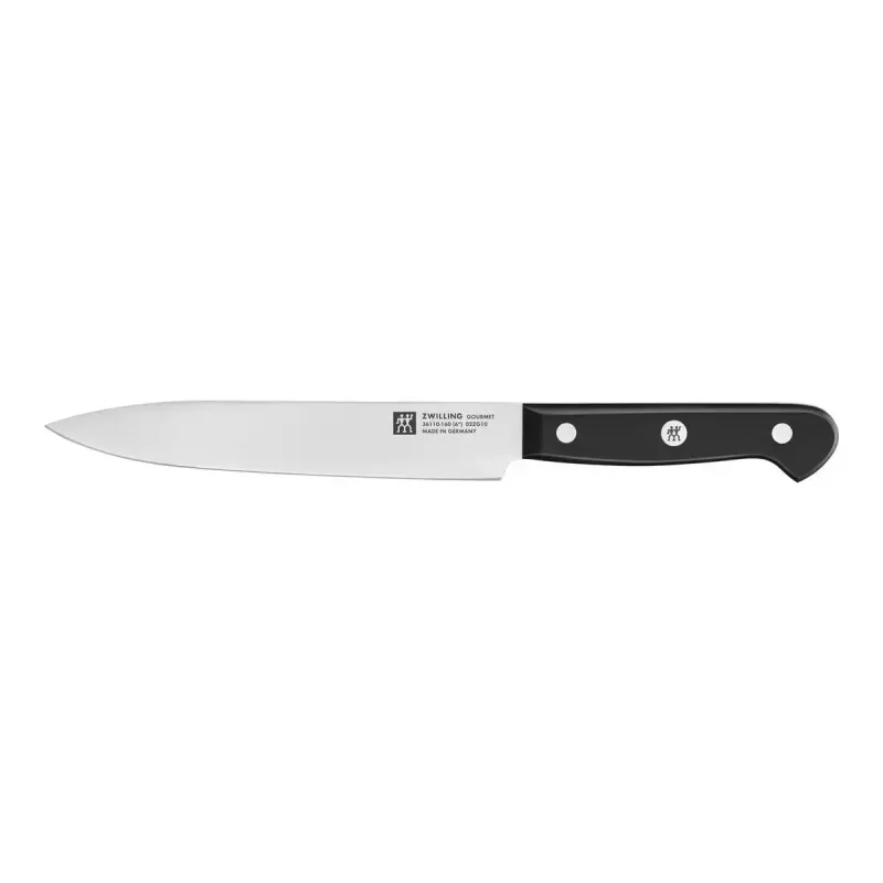 Peilių ir stalo įrankių bloko rinkinys ZWILLING Gourmet 7 vnt. — plieninės ašmenys, plastikinės rankenos, 2,51 kg