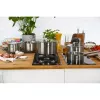 ZWILLING Multi Pot TrueFlow 66920-004-0 — nerūdijančio plieno puodas su stikliniu dangčiu, tinkamas plauti indaplovėje ir kepti orkaitėje, tinkamas halogeninėms kaitlentėms