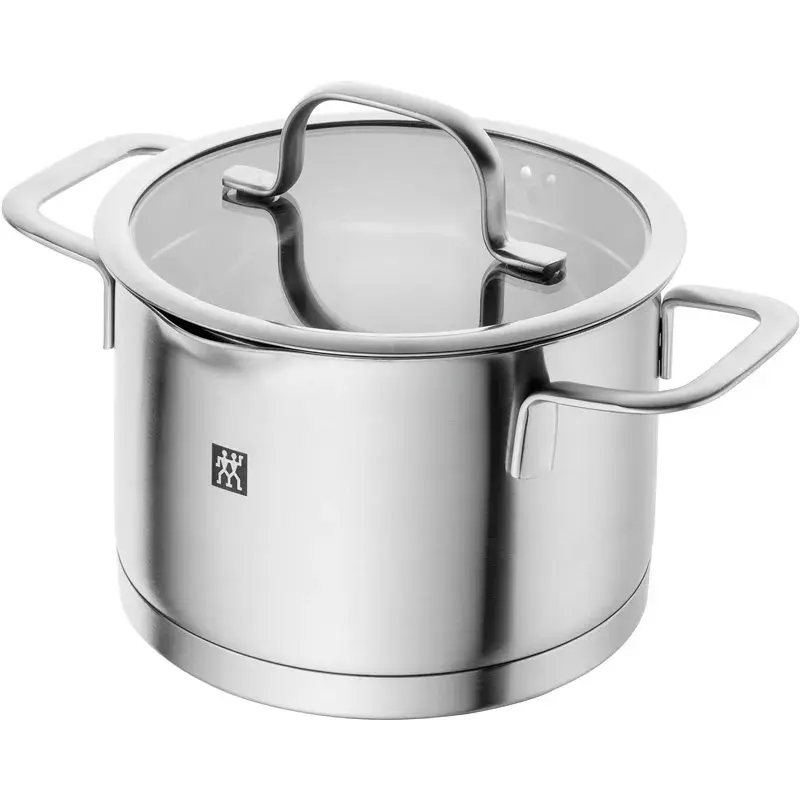 ZWILLING Multi Pot TrueFlow 66920-004-0 — nerūdijančio plieno puodas su stikliniu dangčiu, tinkamas plauti indaplovėje ir kepti orkaitėje, tinkamas halogeninėms kaitlentėms