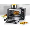 Unold maža virtuvė viskas viename, laisvai pastatoma viryklė, juoda, sukiojama, juoda, metalas, stiklas