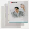 Rexel dokumentų aplankas su užlenkiamu kraštu, 210 x 297 mm (A4), permatomas, 0,13 mm, 233 mm, 301 mm, 2 mm
