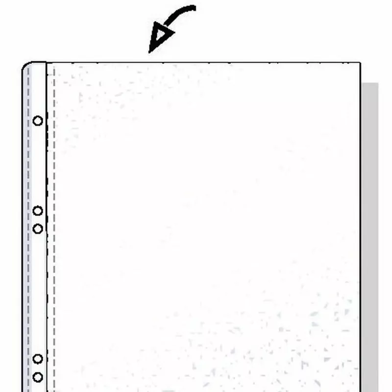 Rexel A6 PP KIŠENĖS 80 MIKRONŲ VIRŠUJE ATSIDARANČIOS RELJEFINĖS, A6, permatomos, 125 mm, 20 mm, 150 mm, 109 g