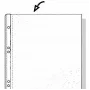 Rexel A6 PP KIŠENĖS 80 MIKRONŲ VIRŠUJE ATSIDARANČIOS RELJEFINĖS, A6, permatomos, 125 mm, 20 mm, 150 mm, 109 g