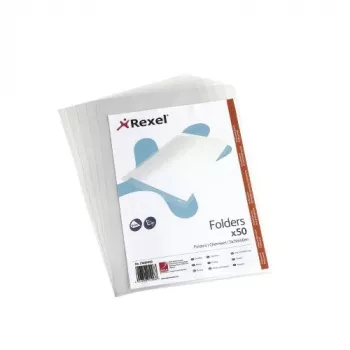 Rexel Crystal L aplankas A4 permatomas (50), 210 x 297 mm (A4), permatomas, polipropilenas (PP), 221 mm, 312 mm, 15 mm