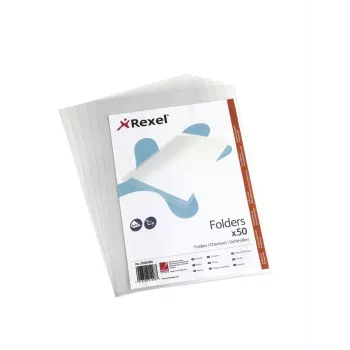 Rexel Crystal L aplankas A4 permatomas (50), 210 x 297 mm (A4), permatomas, polipropilenas (PP), 221 mm, 312 mm, 15 mm