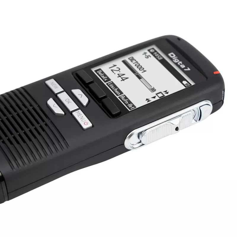 „Grundig Digta 7“ atskiras rinkinys, vidinė atmintis ir „flash“ kortelė, juodas