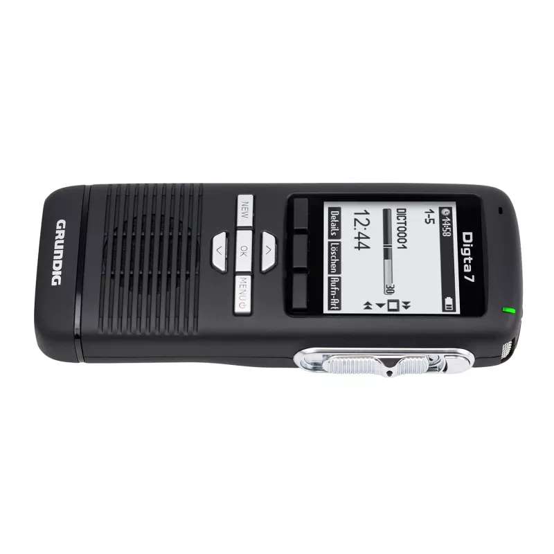 „Grundig Digta 7“ atskiras rinkinys, vidinė atmintis ir „flash“ kortelė, juodas