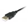 Equip USB į lygiagretę adapterio laidas, juodas, USB A, Centronics 36, 60 g, 1 vnt., 175 mm