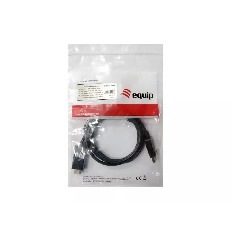 Equip DisplayPort į HDMI adapterio kabelis, 5 m