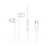 Laidinės į ausis įdedamos ausinės CONCEPTRONIC BRENDAN03W — USB-C, 20–20000 Hz, 1,2 m laidas, balta