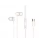 Laidinės į ausis įdedamos ausinės CONCEPTRONIC BRENDAN03W — USB-C, 20–20000 Hz, 1,2 m laidas, balta
