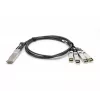 Digitus 40G QSFP+ į 4XSFP+ tiesioginio prijungimo kabelis 2 m