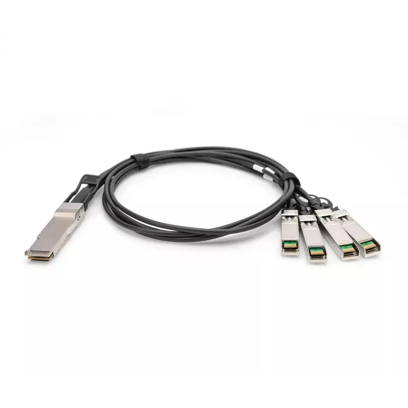 Digitus 40G QSFP+ į 4XSFP+ tiesioginio prijungimo kabelis 2 m