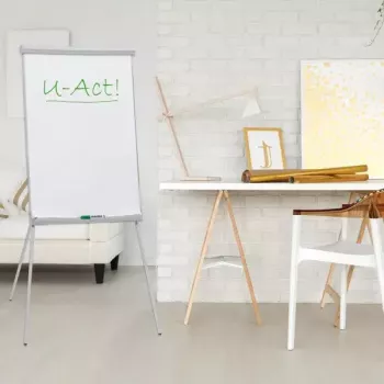 Flip Chart Freestanding Franken FC93 700 x 1000 mm Pilka
