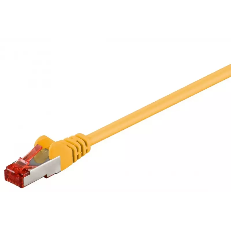 komutacinis kabelis Goobay CAT 6 S/FTP PiMF Geltonas 0.25m