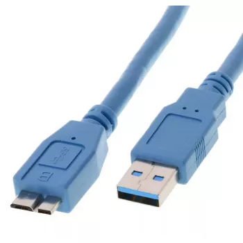 USB laidas Helos 014688 USB 3.2 Gen 1 1m mėlynas