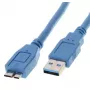 USB laidas Helos 014688 USB 3.2 Gen 1 1m mėlynas