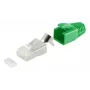 Laido jungtis RJ-45 ShiverPeaks 72067-G žalia
