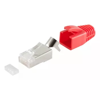 RJ-45 laido jungtis ShiverPeaks 72067-R raudona