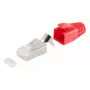 RJ-45 laido jungtis ShiverPeaks 72067-R raudona