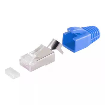 Laidų jungtis RJ-45 ShiverPeaks 72067-B mėlyna